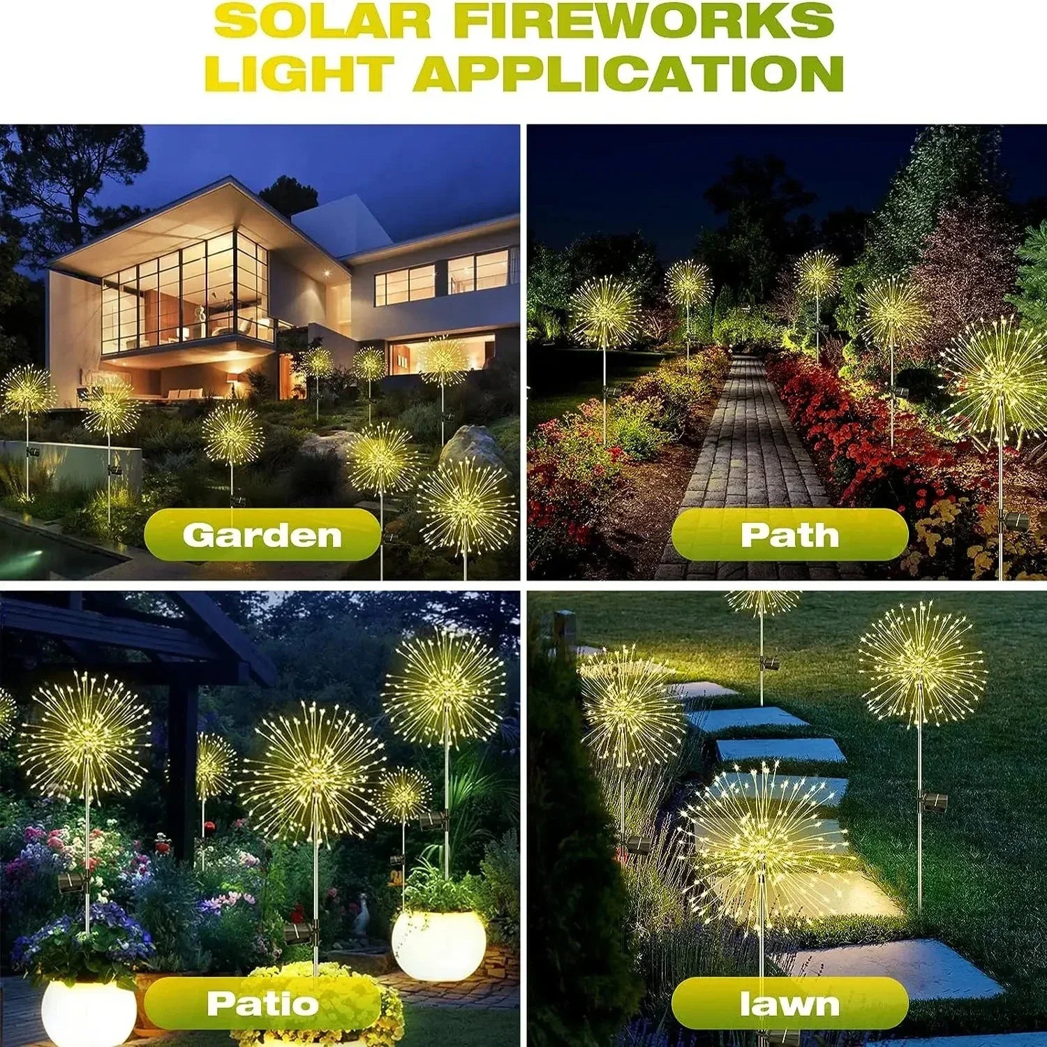 Magical Solar Flower Lights for Garden & Outdoor Decor