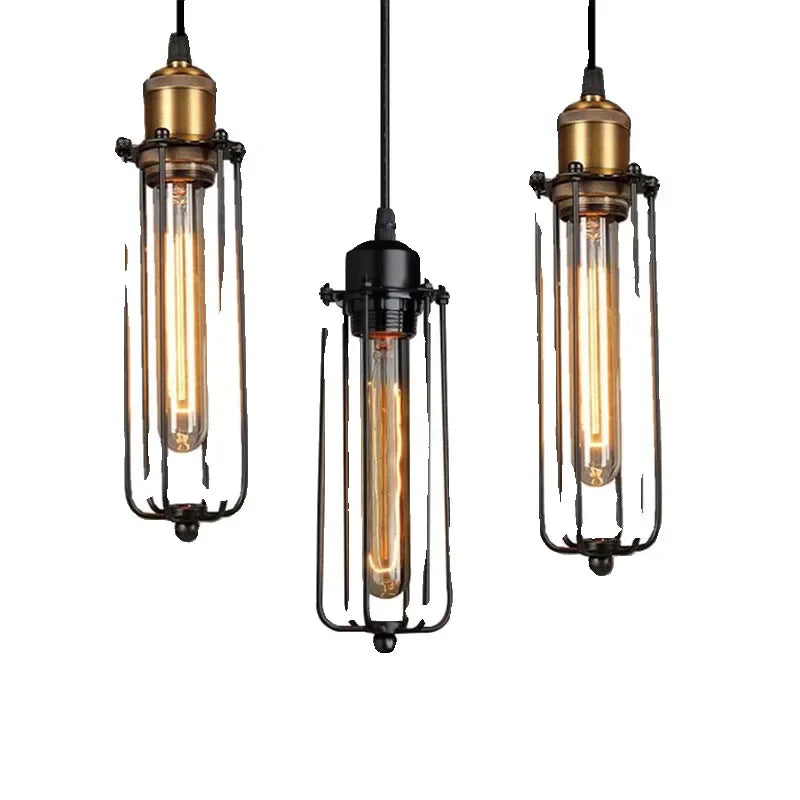 Industrial vintage pendant light - LED Hanging Lamp for Home, Restaurant & Caffe decor