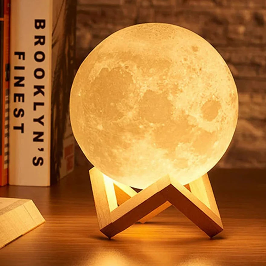 Galaxy Moon Lamp - Touch Control LED Night Light