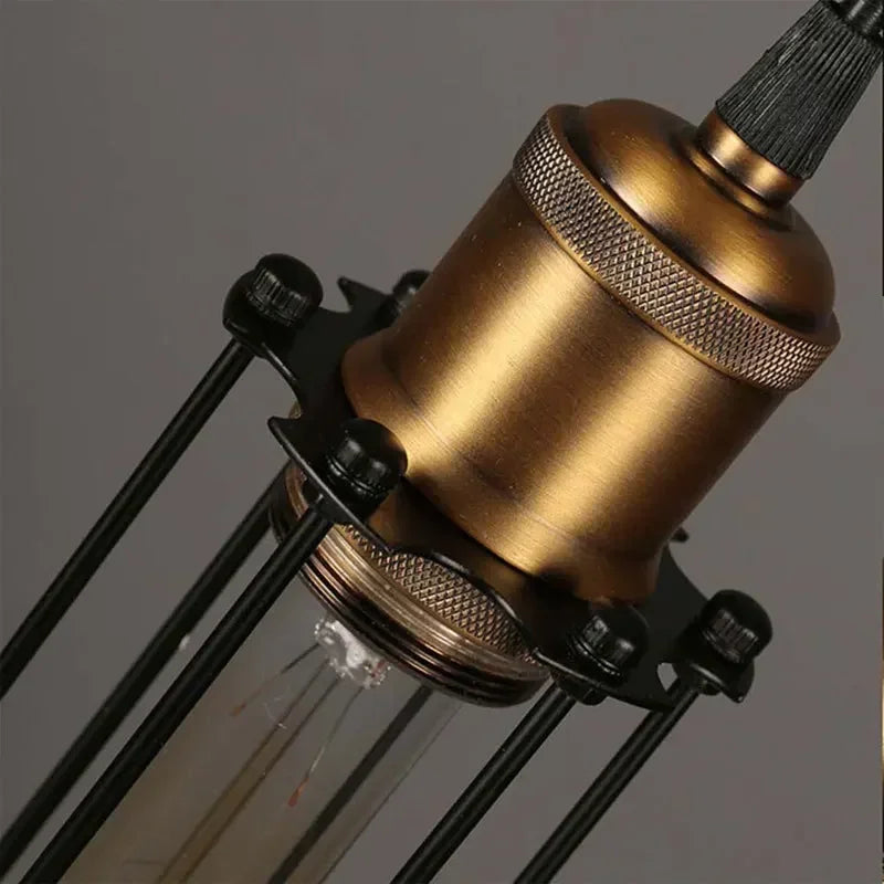 Industrial vintage pendant light - LED Hanging Lamp for Home, Restaurant & Caffe decor