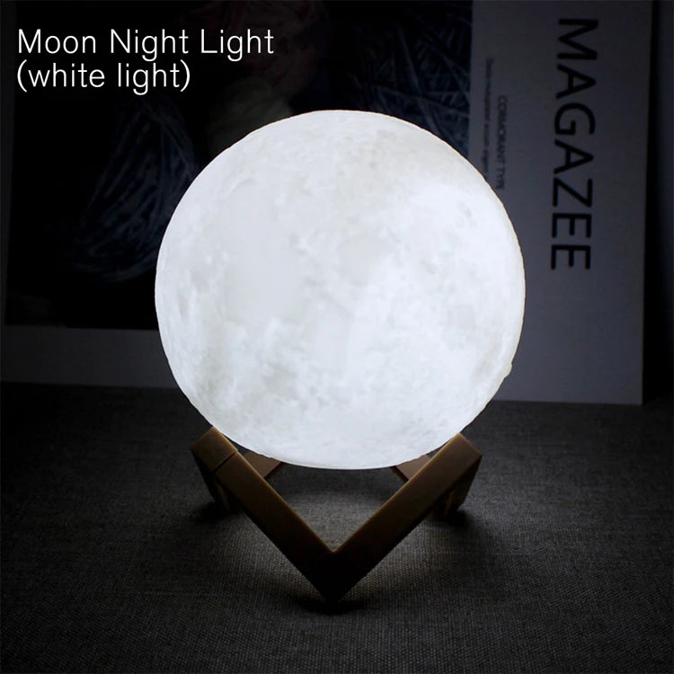 Galaxy Moon Lamp - Touch Control LED Night Light