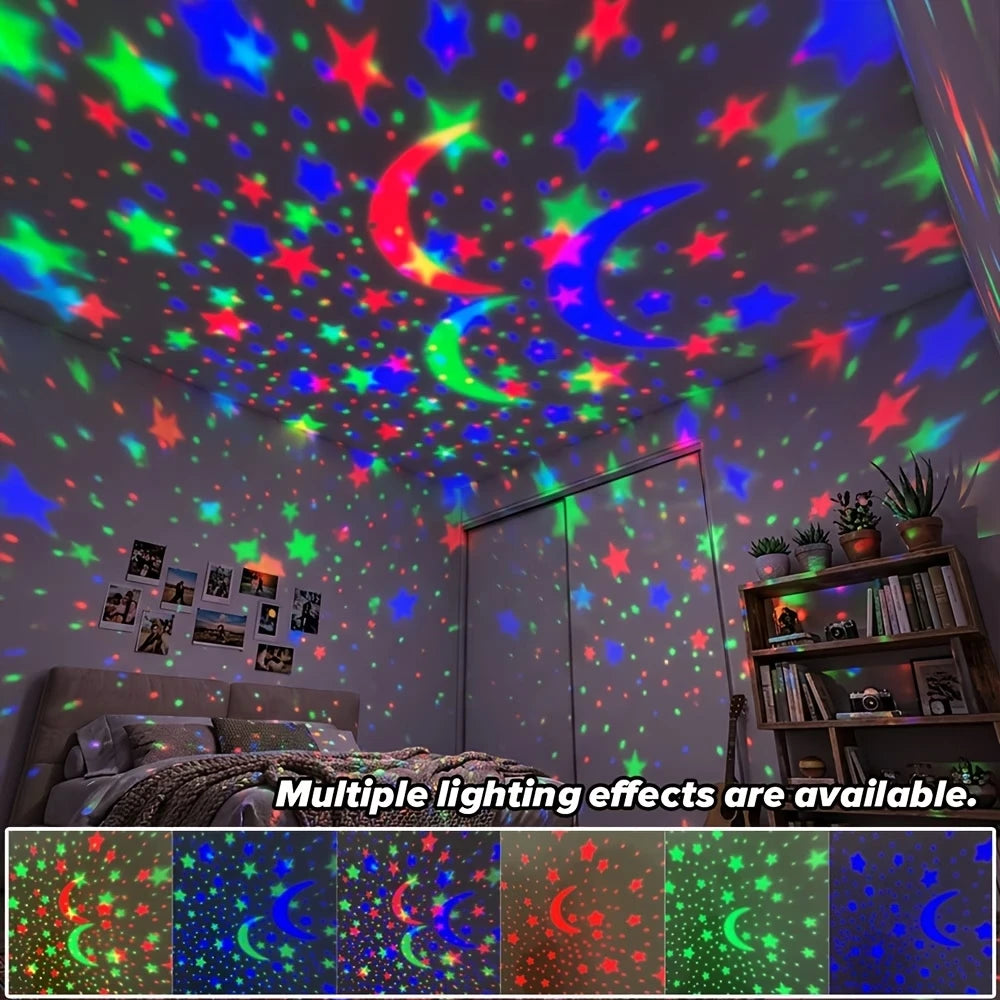 CosmoGlow™ Galaxy Star projector - LED Night light with remote control