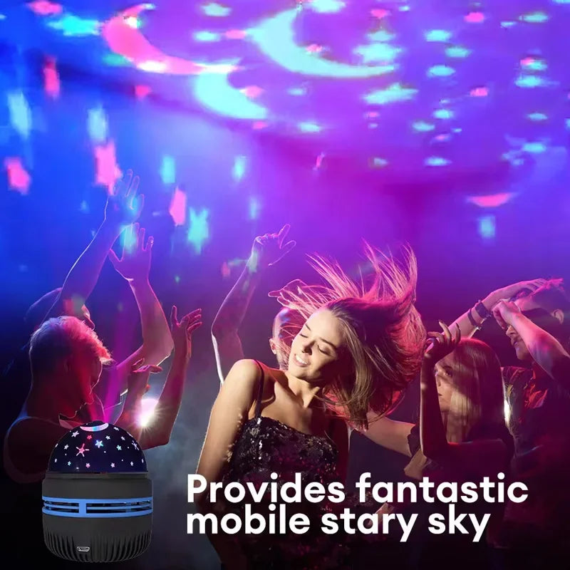 CosmoGlow™ Galaxy Star projector - LED Night light with remote control