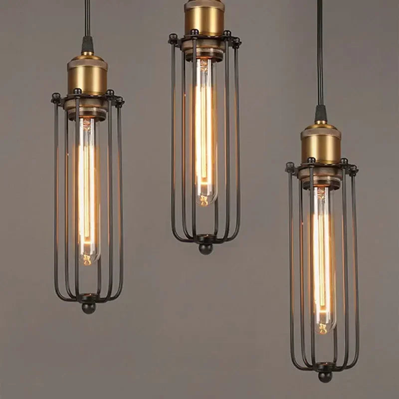 Industrial vintage pendant light - LED Hanging Lamp for Home, Restaurant & Caffe decor